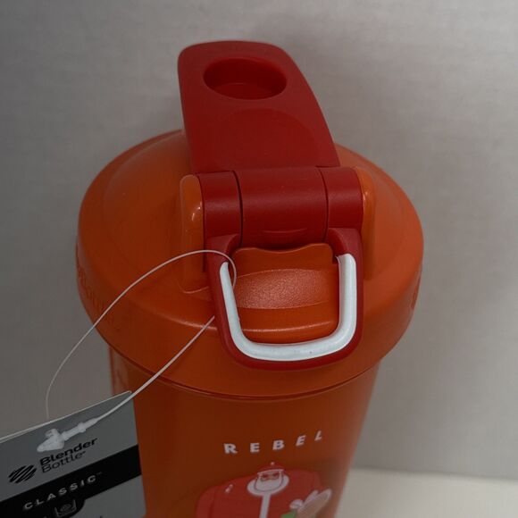 Blender Bottle Classic Shaker Cup Orange 28oz Special Edition Santa Leakproof - Picture 2 of 10